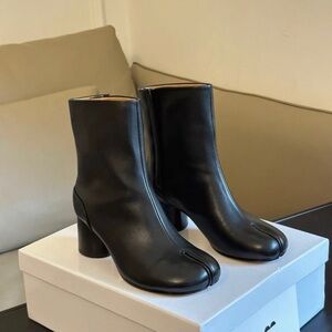 Maison Martin Margiela Sleek Black Tabi Boots